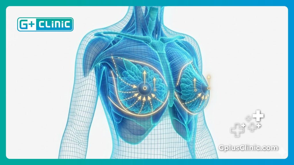 Visualización de malla digital de alta tecnología del tórax.