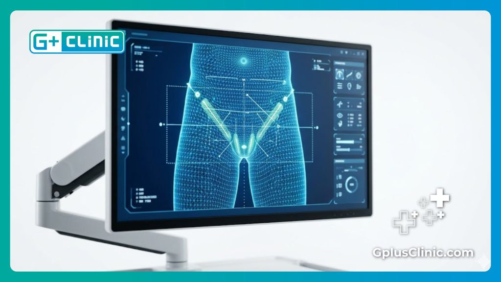 High-tech digital mesh visualization for precise urological surgery planning
