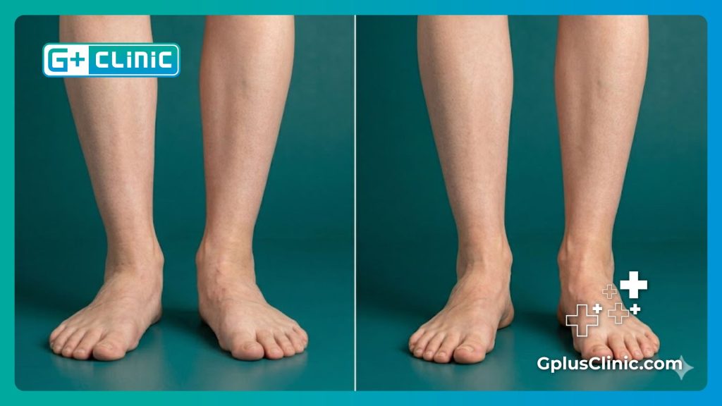 Digital scan and visual correction of collapsed foot arches