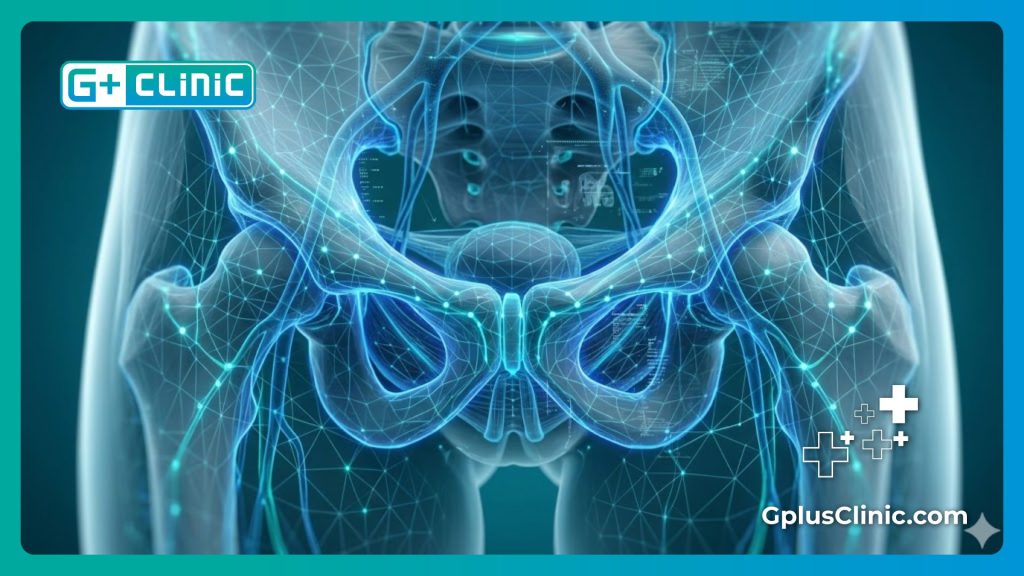 مسح رقمي دقيق يوضح تقنية العلاج ومناطق العناية الحميمية