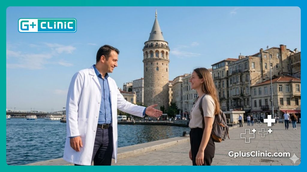 Friendly doctor welcoming the patient to Istanbul for Hardware removal surgery