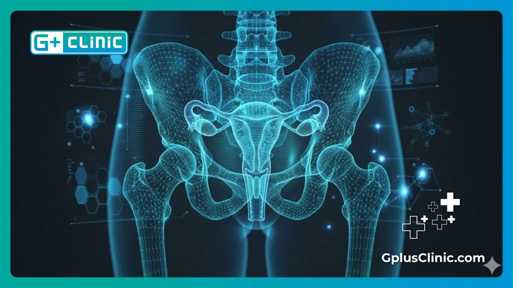 Visualización digital de malla de alta tecnología de la anatomía médica
