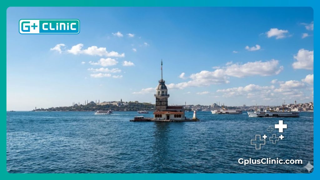A beautiful daytime view of the Bosphorus in Istanbul, your medical tourism destination.