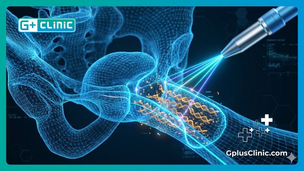 Digital scan showing laser tissue regeneration and health