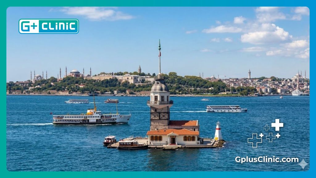 Vue imprenable sur le Bosphore à Istanbul pour le tourisme médical