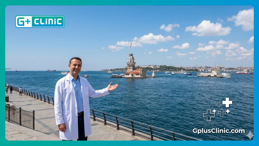 Médecin accueillant à Istanbul près du Bosphore