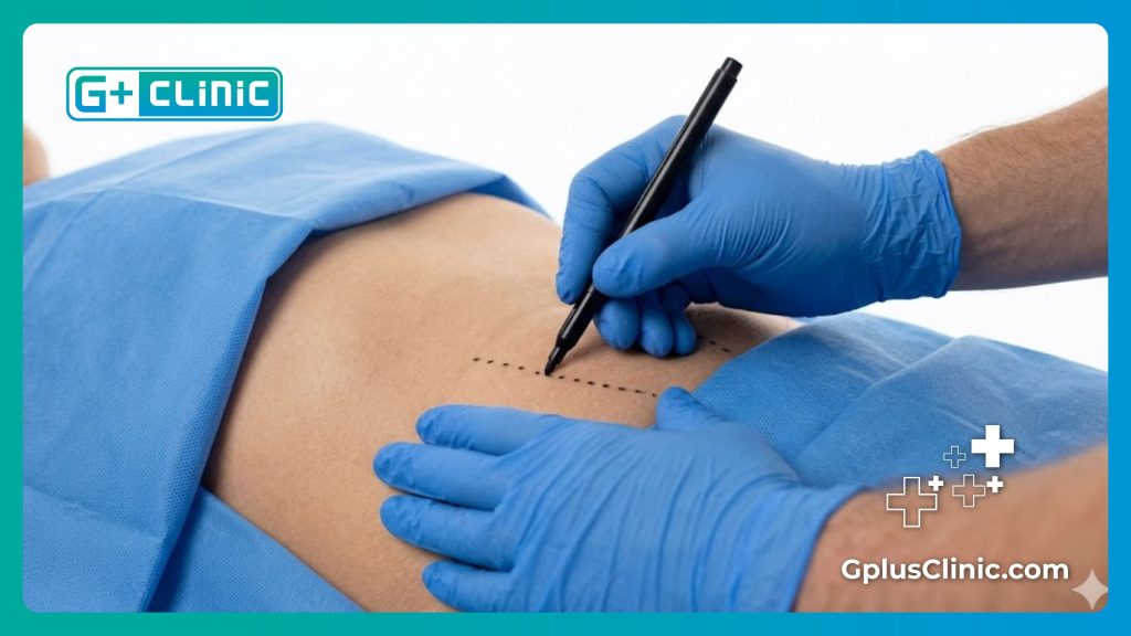 Patient showing relief and confidence after a successful urological procedure
