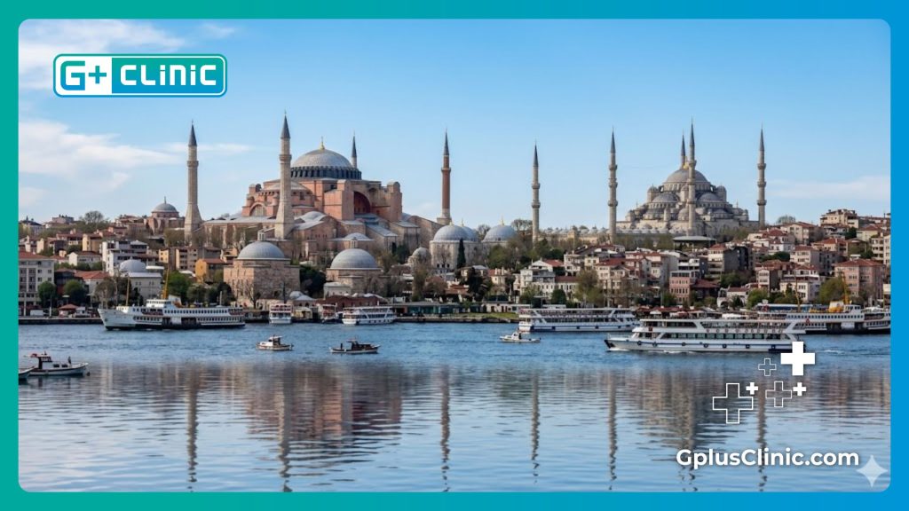 Panorama de la Corne d'Or représentant la destination médicale d'Istanbul
