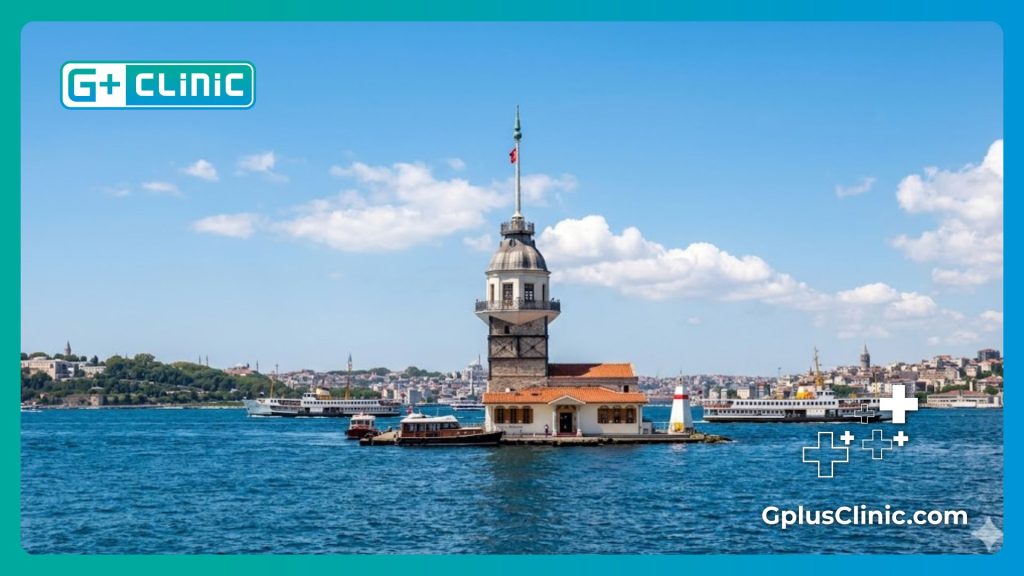 Coordinador médico recibiendo pacientes extranjeros en la ciudad de Estambul