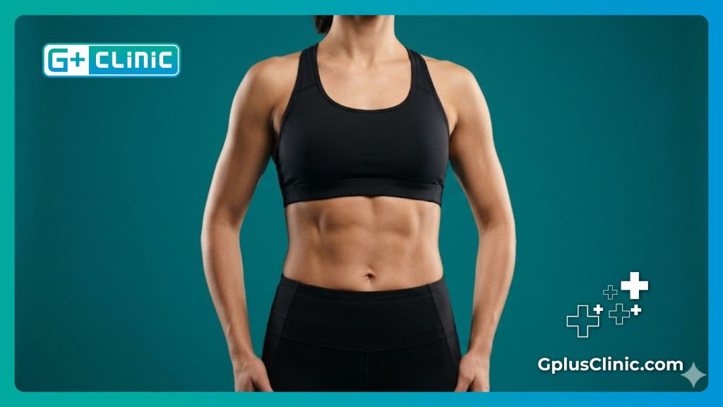 Flawless and successful aesthetic outcome of a toned and contoured midsection