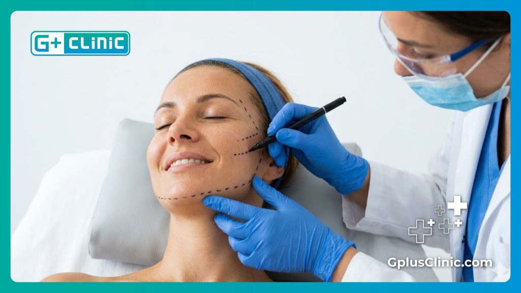 Marquage précis du visage par un spécialiste pour éviter les complications