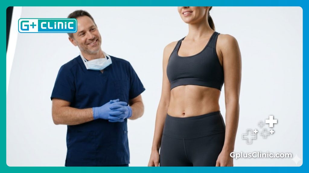 Successful and flawless outcome of a safe body contouring procedure.