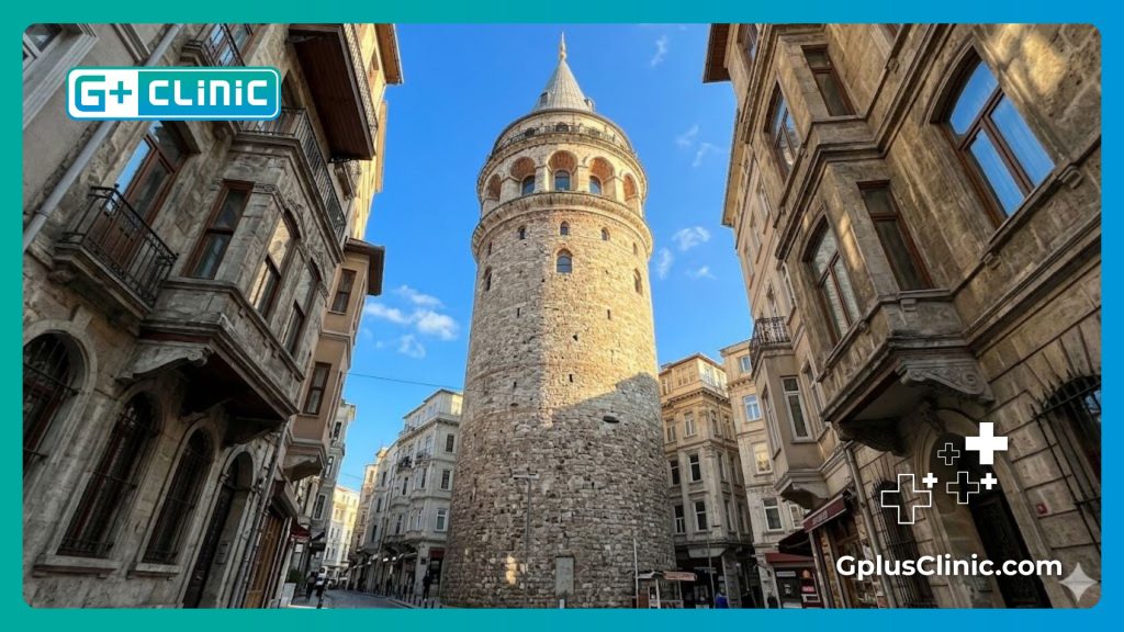 Historic Galata Tower in Istanbul, a premier medical travel destination.