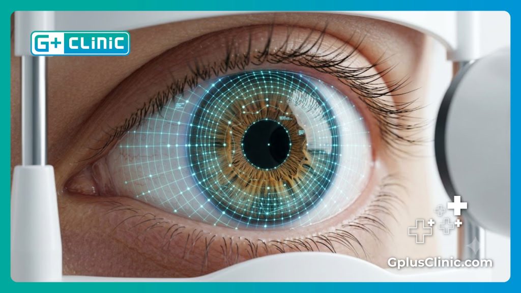 Escaneo digital detallado y avanzado de la anatomía del ojo