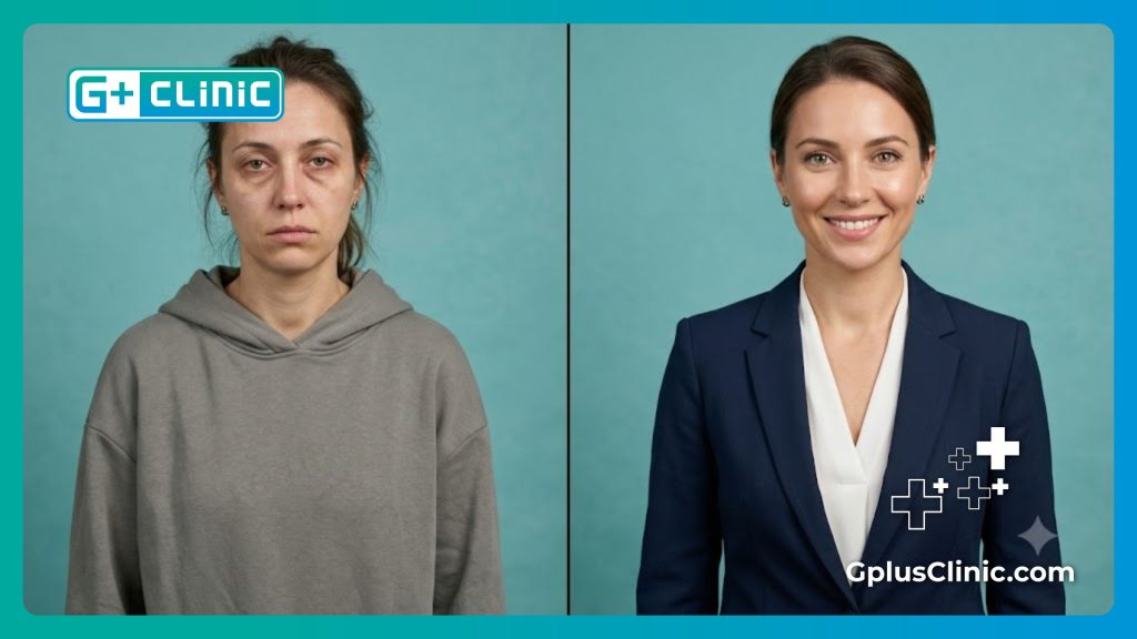 Escaneo digital en 3D que muestra los resultados perfectos y la regeneración de la superficie corneal.