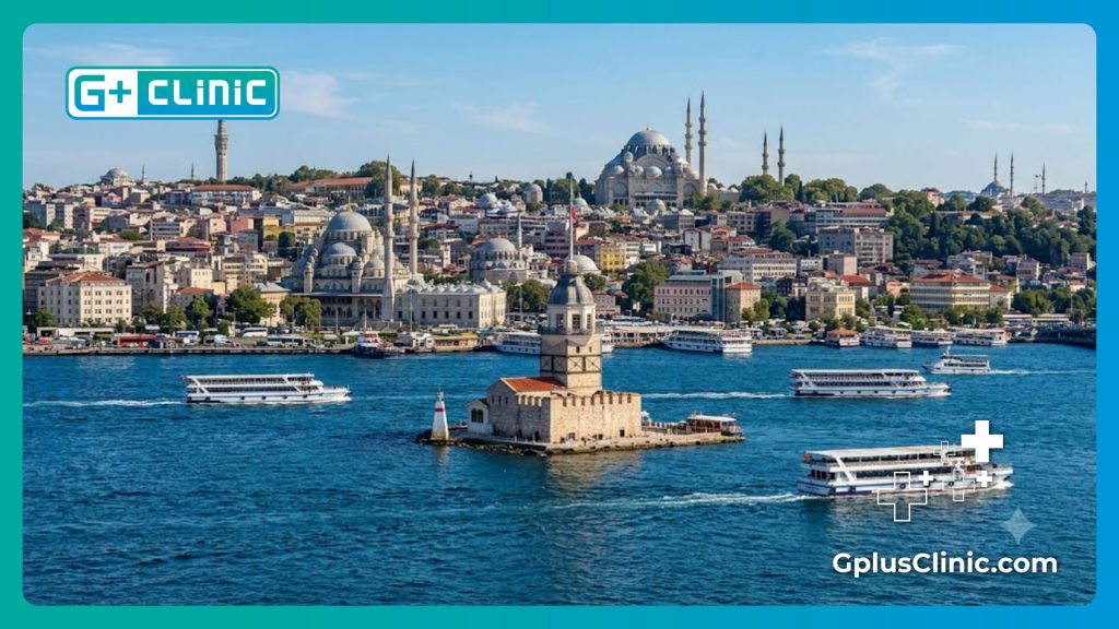 Vue panoramique du Bosphore à Istanbul pour les patients en tourisme médical