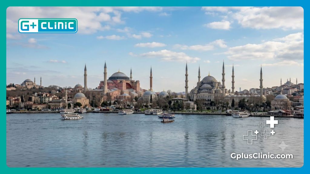 معالم اسطنبول السياحية التاريخية في تركيا للترحيب بالمرضى.