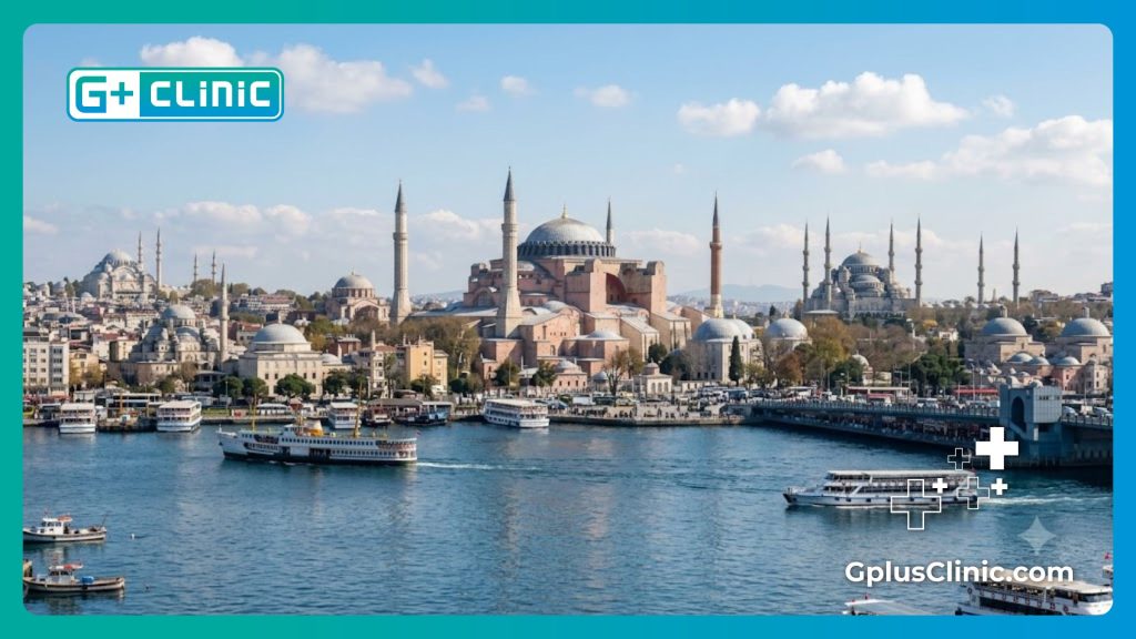 Magnifique vue d'Istanbul, la destination de choix pour les procédures médicales.