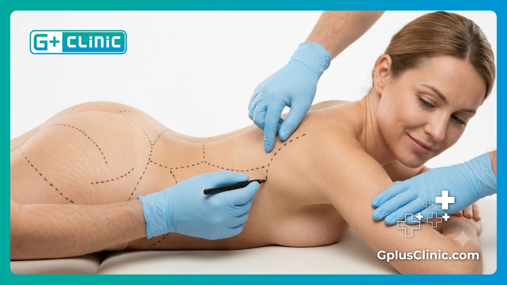 Flawless surgical planning and sculpted contours for buttocks liposuction