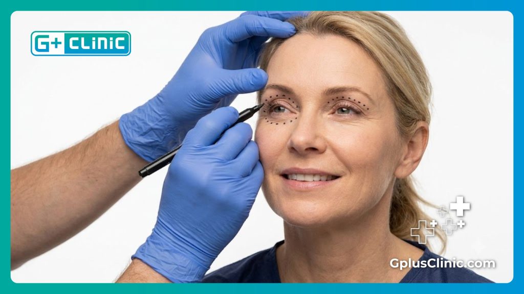 Flawless crystal clear eye showcasing a successful procedure outcome