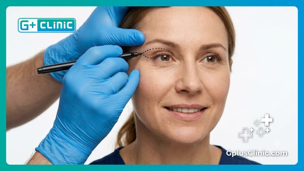 Cinematic detailed shot highlighting the flawless successful outcome of laser vision correction.