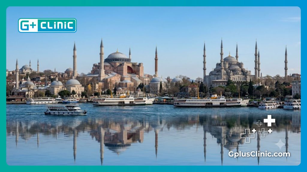 Hermosa vista panorámica del Cuerno de Oro en Estambul