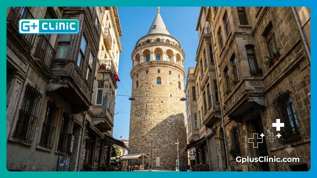 Doctor dando la bienvenida a los pacientes en Estambul