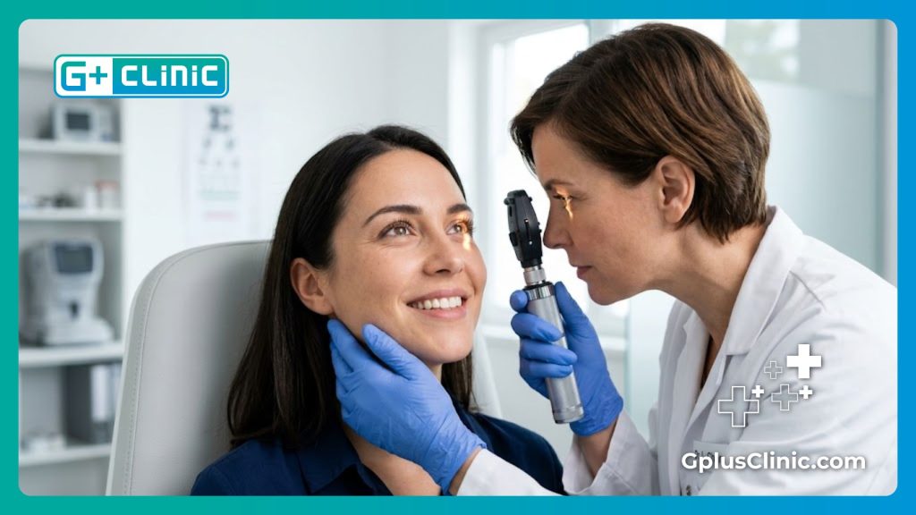 Résultat parfait d'un examen oculaire avec des équipements de haute précision.