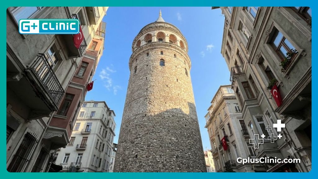 Bienvenue à Istanbul avec vue magnifique sur la tour de Galata.
