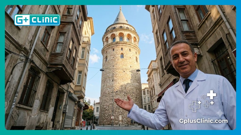 Friendly doctor welcoming a patient to Istanbul for treatment