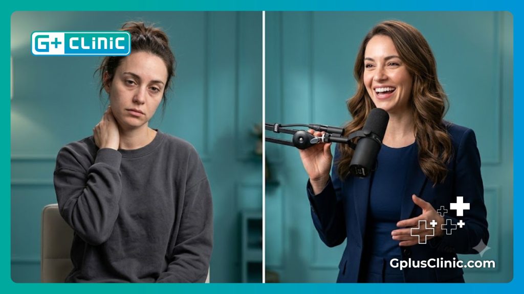 Visualización de malla digital de alta tecnología enfocada en la anatomía vocal.