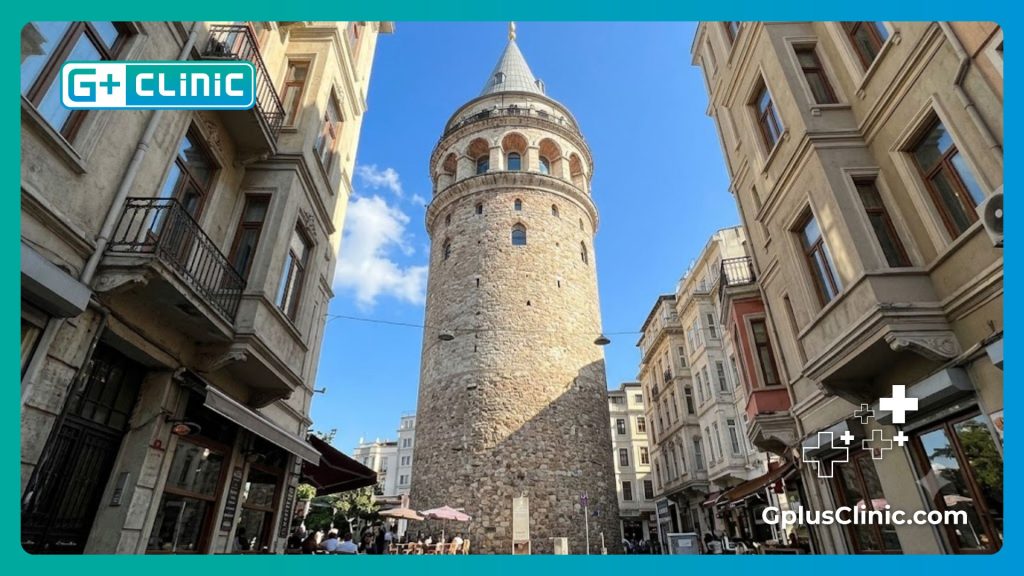 Welcoming ENT specialist in Istanbul with Galata Tower in background