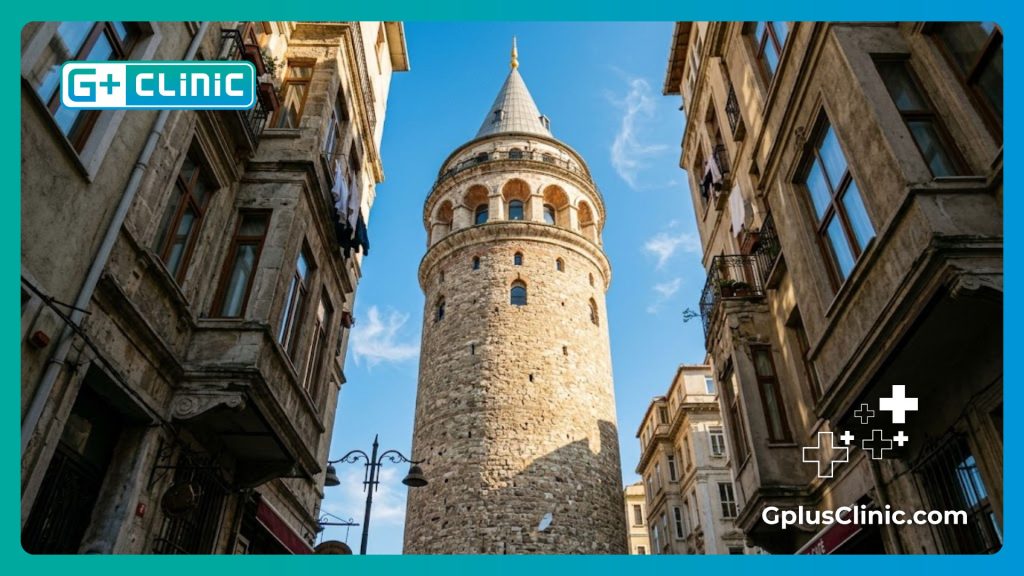 Galata Tower in Istanbul, the leading destination for medical tourism.