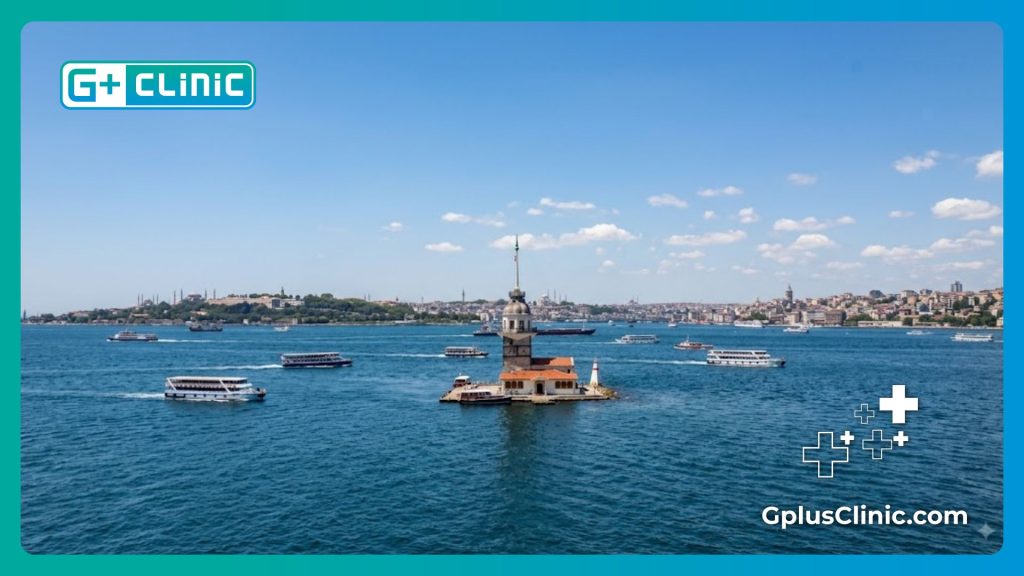 Maiden Tower in Istanbul representing medical travel destination