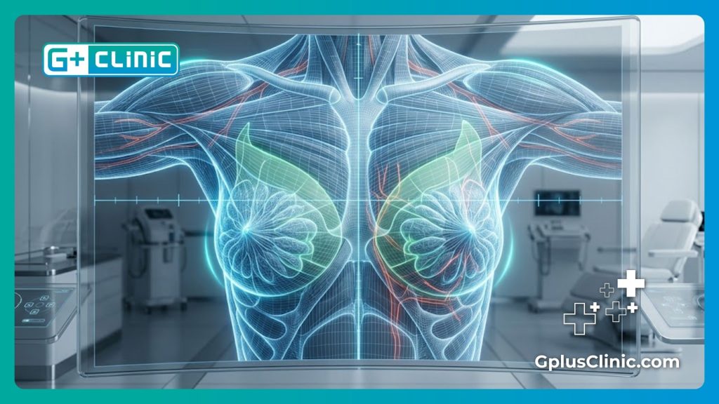 Visualisation numérique de haute technologie de l'anatomie mammaire