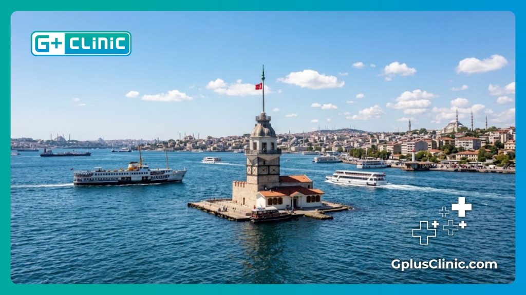 Bosphorus view representing medical tourism in Istanbul