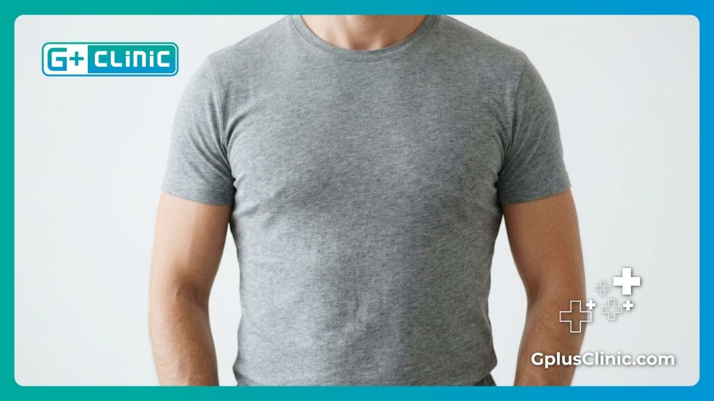 Résultat parfait et naturel d'un traitement de gynécomastie