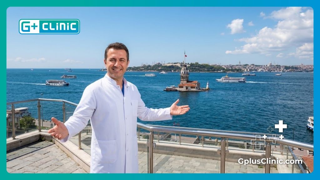 Médecin souriant accueillant un patient à Istanbul