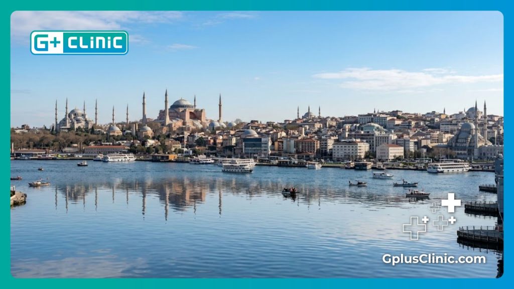 Vue panoramique de la Corne d'Or à Istanbul pour les patients médicaux