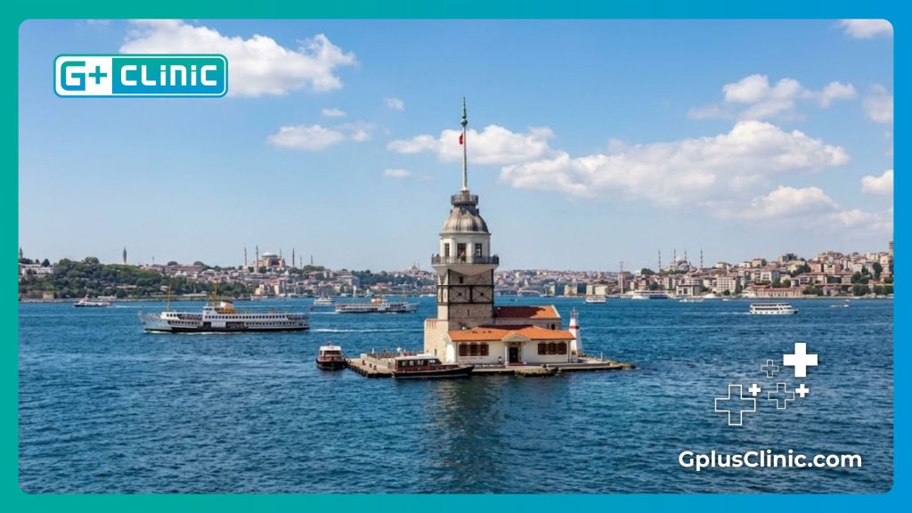El Estrecho del Bósforo representando el turismo médico en Estambul.