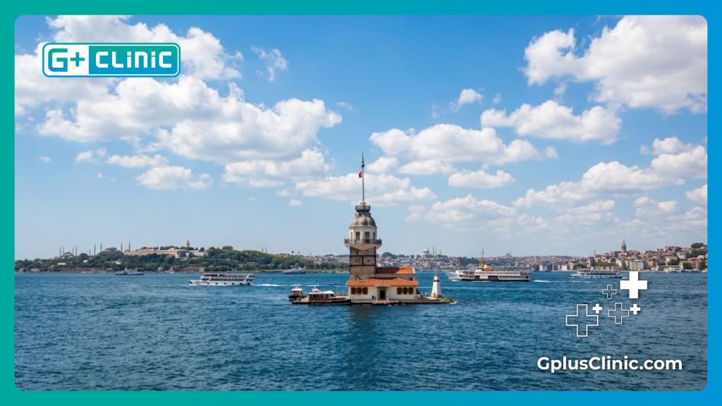 Hermosa vista de Estambul como destino de cirugía estética