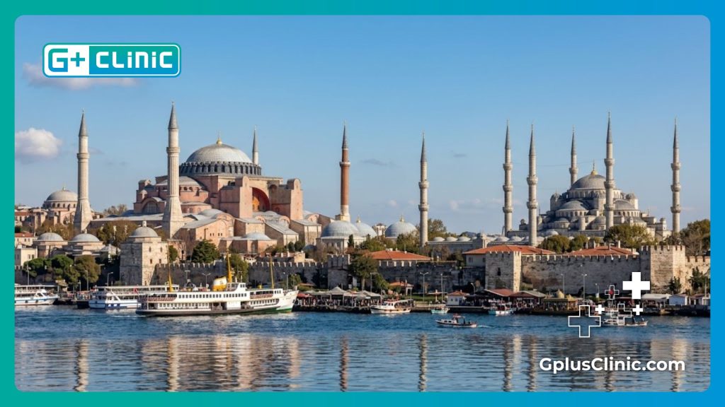 Vue panoramique d'Istanbul illustrant la destination privilégiée pour la chirurgie esthétique.