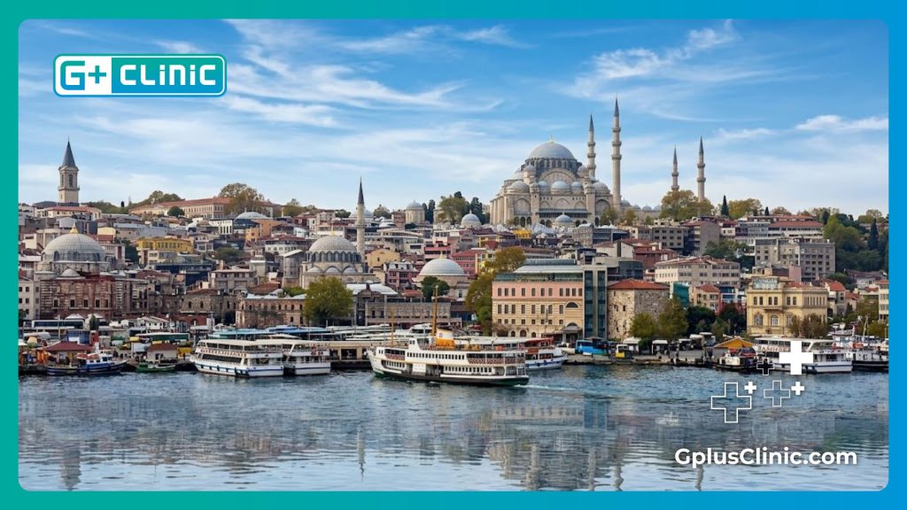 Paysage magnifique d'Istanbul, capitale de la chirurgie esthétique.