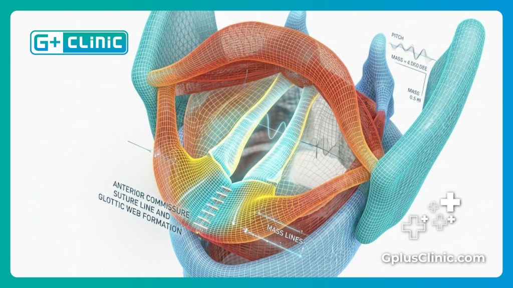 Escáner digital de alta tecnología de la anatomía de la laringe