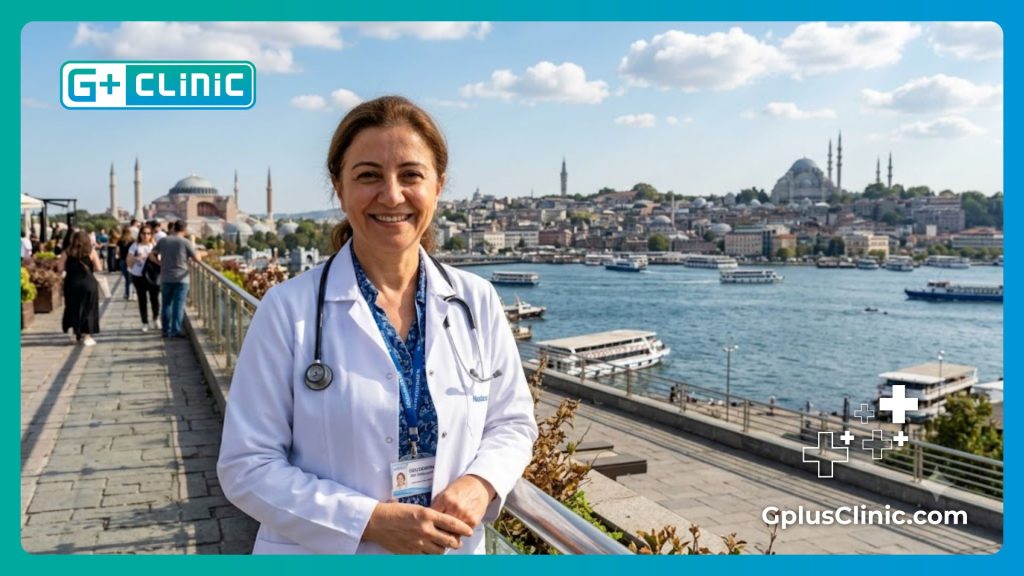 طبيب يرحب بالمرضى في اسطنبول لإجراء عمليات تحسين وتجميل الصوت.